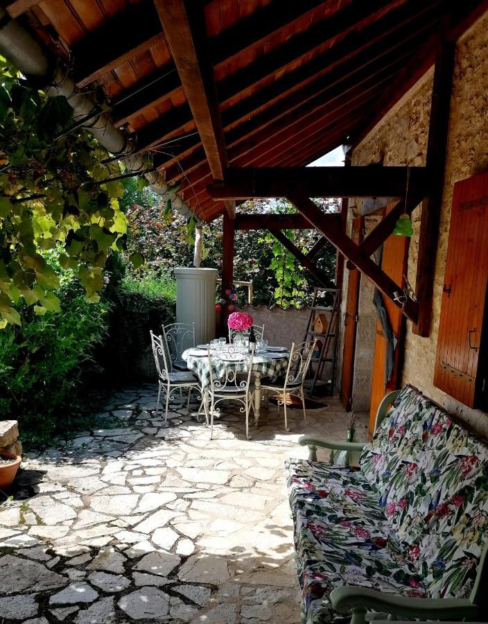 La Fee Bleue Villa Limeyrat Bagian luar foto