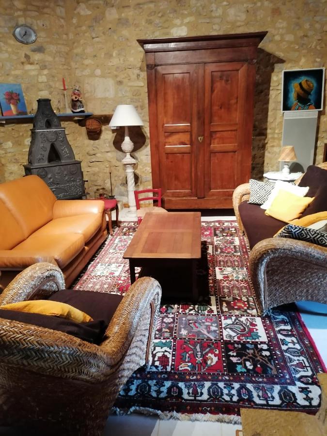La Fee Bleue Villa Limeyrat Bagian luar foto